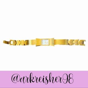 Kate Spade Carlyle bangle bow gold watch 1YRU007